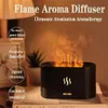 Other Home Garden Flame Aroma Diffuser Air Humidifier Ultrasonic Cool Fogger USB Room Fragrance Mist Maker Essential Oil Difusors 231116