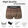 Underpants Christmas Tree Underwear Merry Men Printing Funny Trunk Trenky Shorts Briefs Large Size