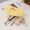 Schattige Koreaanse stijl schoolbenodigdheden kinderen student kawaii desktop opslagtassen potloodzak briefpapier zakje