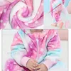 Rompers Kigurumi Pajamas for Children Flannel Cute Baby Romper Unicorn Panda Kids Onesies Costumes Winter Playsuit Boys Girls Jumpusit 231115