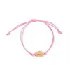 Bracelets de charme Mode Shell Conch Handrope Simple Frais Océan Série Bracelet Bijoux Pour Femmes Fête Anniversaire Cadeau Accessoires