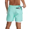 Men's Shorts 2023 Summer Double-deck Men Outdoor Sports Short Pants Fitness Workout Quick Dry Beach Male Sportswear Gyms
