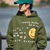 Sudaderas para hombre para mujer diseñador sudaderas con capucha moda streetwear cpfmxmcdonald's circundante co br ed espuma impresión hombres mujeres parejas suéter de terciopelo con capucha suelta