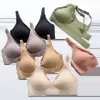 Soutiens-gorge Sexy sans couture pour femmes sans fil sans fil Push Up brassière Vneck Bralette femmes sous-vêtements doux femme Lingerie intime 231115