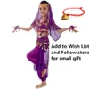 Abiti abbinati in famiglia Kids Belly Dance costumi set Girls Oriental Girls Dancing India Bellydance Child Indian 6 Colours 231116