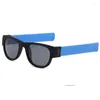Lunettes de soleil d'été mode sport Protection UV poignet pli rabat anneau lunettes extérieur voyage plage soleil UV400 lunettes