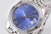 Rengör M126334 Luxury Watch Log Type 41mm Plied Blue Dial 3235 Mekanisk rörelse 72-timmars kinetisk eneroy förvaring 904L Steel Mens Business Casual