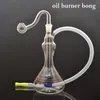 2 pezzi a forma di vaso dab Rig Shisha narghilè 10mm femmina bruciatore a olio in vetro Bong tubo dell'acqua con gabbia per uccelli Matix Perc con tubo e tubo per bruciatore a olio in vetro