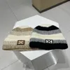 Fashion luxury brand knitted beanie hat winter wool warm hat men women cashmere Fisherman hat Trend travel street photo variety styles and colors to choose