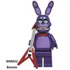 6pcs / lot eğitim yapı taşları oyuncaklar Freddy's Minifigs Block Mini Figürlerde Beş Gece Kamuflaj