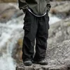 Мужские брюки HOUZHOU Parachute Cargo Pants Men Oversize Outdoor Casual Брюки Мужские водонепроницаемые брюки Man Японская уличная одежда Хип-хоп J231116