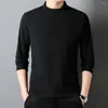 Men's T Shirts Daily T-Shirt Crew Round Neck Tee Long Sleeve Plain Slight Stretch Solid Color Tops Pullovers