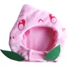 Cat Costumes Peach Shape Hat For Christmas Protective Pet Dogs Cosplay Party 090C