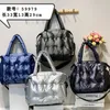 Bolsas de noche 2023 Winter Space Bale Diseñador Bolso Mujer Casual Algodón Down Feather Lady Hombro Sac A Mian Femme Bolsos Mujer