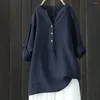 Chemisiers femme grande taille femme chemises couleur unie décontracté hauts chemisier Camisas bouton à manches longues petit haut Blusa Mujer Moda 2023