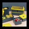 Serviesgoed dubbellaags draagbare lunchbox voor kinderen met vork en lepel Magnetron Bento Boxen Set opslagcontainer