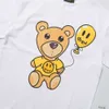 Designer Fashion Clothing Mens Tees Tshirt printemps / été Drew Sourimer Face Balloon Print American Br Loose Fit Men Femmes Couple T-shirt à manches courtes décontractées