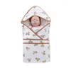 生まれつき寝寝袋のためのブランケット秋の封筒冬の温かい幼児睡眠袋ケーブルニット幼児屋外スワドルラップ