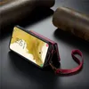 Pulseira Zipper Folio Vogue Capa para iPhone 14 13 12 11 Pro Max Samsung Galaxy S23 Ultra S22 S21 Plus RFID bloqueando slots de múltiplas cartões