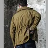 Giacche da uomo M65 UK US Army Abbigliamento Casual Giacca a vento tattica da uomo Impermeabile Cappotto da pilota di volo con cappuccio Giacca da campo militare Autunno inverno 231116