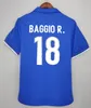 94 98 Italie rétro Baggio Maldini maillots de football FOOTBALL 90 82 96 ROSSI Schillaci Totti Del Piero 2006 Pirlo Inzaghi buffon Cannavaro uniformes vintage