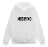 Felpe con cappuccio Moschino Felpe Moschino Moschino Stampa grafica Perfetto oversize Autunno Mens Designer Moschino Felpe con cappuccio Maglione sportivo 472