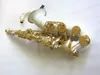 Japan Jazz Yanagis T-992 Modell BB Tenor Saxofonwhite Gold Key Saxophone Med Professional Musical Instruments Performance Free Ship