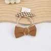 Accessori per capelli Dolci e carini bambini Principesse Fiocco Fasce elastiche Plaid Stampa floreale Clip Copricapo vintage Ragazze Bambini