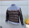 Erkek ceket kapüşonlu ceket tasarımcısı giysisi puffer parkas su geçirmez kış için su geçirmez kış rüzgar kırıcı mektup siyah paltolar