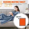 Carpets Silicone Electric Heating Mat Adjustment 3-level Temperature Fast DIY Graphene Waterproof Sheet Winter Accessory