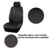 New Black Universal Car Seat Covers Leather Splicing Carbon Fiber Car Accessories Interior Seat Protector Cushion luxury