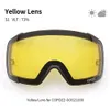 Ski Goggles COPOZZ Magnetic Polarized Ski Goggles Double lens Men Women Anti-fog Ski Glasses UV400 Protection Snowboard Skiing Eyewear 231116