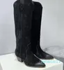 Designer-Damenschuhe Denvee-Stiefel, Marant-Wildleder, kniehoch, hohe Pariser Mode, perfekte Denvee-Stiefel, Original echtes Leder, echte Fotos