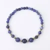 Strand 4mm 6mm 8mm Round Sodalite Crazy Lace Agate Fluorite Howlite Natural Stone Bead Stretchy Bracelet