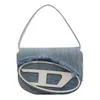 СКИДКА 28% Дизайнерская сумка Dingdang. Новая женская модная и модная джинсовая сумка. Универсальная сумка-седло через плечо с уникальным дизайном.