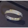 S Sterling Sier Ism Home E-serie armband met vier rijen, volledige diamant, high-end, grand fashion-stijl, licht en veelzijdig