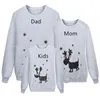 Family Matching Outfits Family Matching Clothing Mother Children Christmas Deer Sweater Autumn Winter Clothing Father Mother Boys Girls Hoodie Appearance 231116