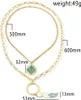 Подвесные ожерелья светящиеся двойное ожерелье Genshin Impact Game Gift для игроков сувениры женские украшения