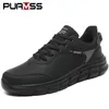 Jurk Casual Men Sneakers mode waterdicht lederen wandelschoenen lichtgewicht niet-slip mannelijke schoenen Zapatos HOMBRE 231116