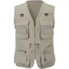 Gilet da uomo Primavera Autunno Gilet da pesca Outdoor Multitasche senza maniche Tattico Caccia Escursionismo Viaggio Gilet casual 231116