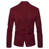 Abiti da uomo Blazer AIOPESON Giacche da uomo di marca Solid Slim Fit Abito a bottone singolo Abiti da uomo Moda Casual Giacca di velluto a coste Uomo 231115