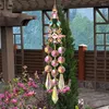 Garden Decorations Sun Catcher Crystal Ornament Colorful Star Pendant Maker Light Decor Hanging Outdoor