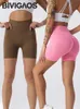 Women s Shorts BIVIGAOS Summer High Waist Push Up Fitness Mini Sexy Sport Short Leggings Peach Butt Lifter Biker 231116