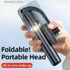 Estabilizadores Smartphone Gimbal portátil com luz de preenchimento Bluetooth Estabilizador Tripé selfie Stick Dobrável Gimbal para iPhone Samsung Q231116