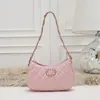 Borsa a tracolla stilista Borsa da donna con catena intrecciata borse sottobraccio hobo Borse da donna bianche in vera pelle Borsa classica a mezzaluna 23k C Portafoglio shopping casual