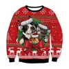 Женские свитера Ugly Christmas Sweater Green Jump с 3D забавным принтом для праздника, вечеринки, дня рождения 2024 231115