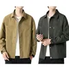 Kurtki męskie Koreański płaszcz mody dla mężczyzn Men Long Rleeve Spring Autumn Waterproof Windbreaker Casual Jacket Coats Streetwear