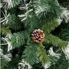 Noel Süslemeleri 2.4 m 3.0m Kirli Beyaz Kar Tanesi Ağacı Dekorasyon Eperital Otomatik Merkezi Bar Dekorasyonlu El