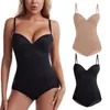 Women's Shapers Body Shaping Jumpsuit Tummy And Chest Lift Suit With Steel Ring Waits Trainer Control