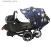 Barnvagnar# lyxig baby barnvagn fällande fyra hjul barnvagn barn vagn äggskal baby barnvagn med baby komfort baby tillbehör Q231116